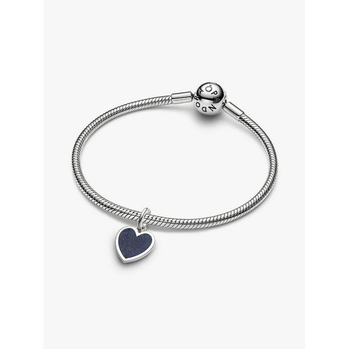 Pandora Bedel Blauw Hart Hangende Charm 735088C01 - Afbeelding 4