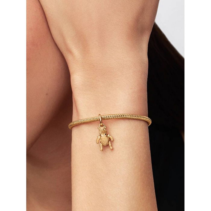 Pandora bedel Goldplated Disney Winnie the Pooh Bear Charm 765094C00 Collabs - Afbeelding 4