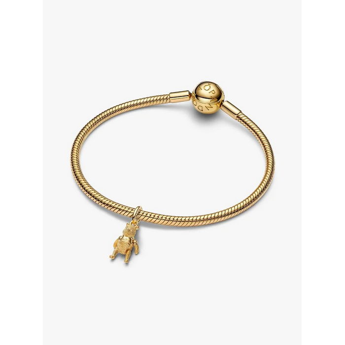 Pandora bedel Goldplated Disney Winnie the Pooh Bear Charm 765094C00 Collabs - Afbeelding 5