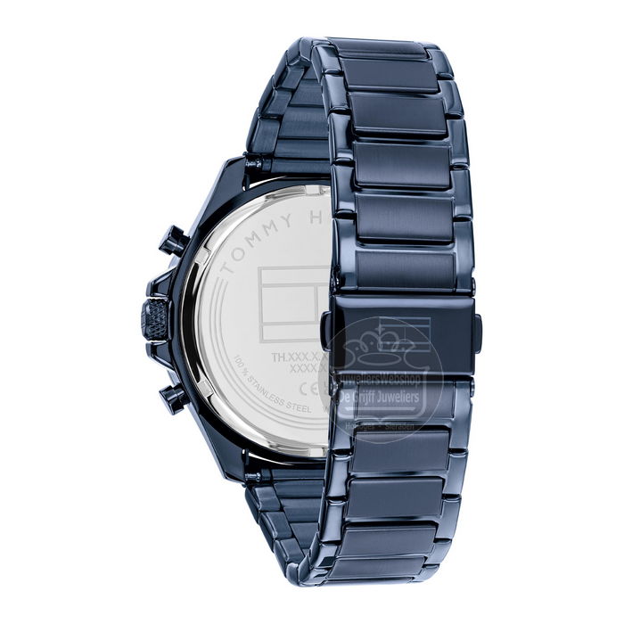 Tommy Hilfiger Horloge TH1792288 Clark Multi-Functie Blauw - Afbeelding 4